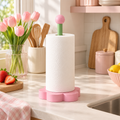Tulip Wood Paper Towel Stand