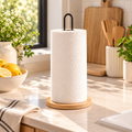 Nordic Bamboo Paper Towel Holder