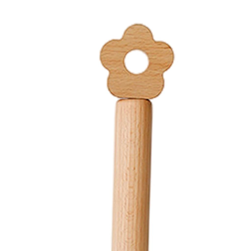 Flower Wooden Paper Towel Stand