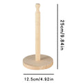 Flower Wooden Paper Towel Stand