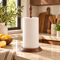 Solid Walnut Paper Towel Holder